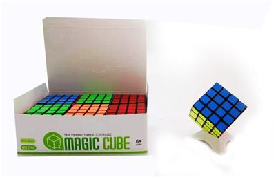 FOURTH-ORDER BLACK STICKER RUBIKS CUBE - OBL855794