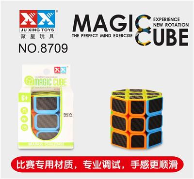 OCTAGONAL FINGERTIP CARBON FIBER RUBIKS CUBE - OBL855902