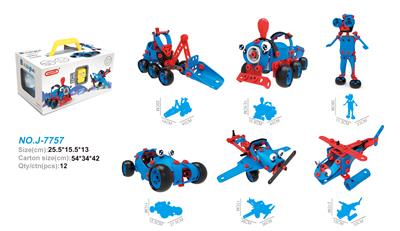 SELF LOADING EDUCATIONAL BUILDING BLOCKS (143PCS) - OBL856221