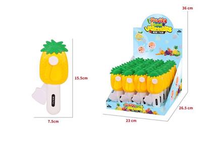 PINEAPPLE HAND PRESSURE FAN 24PCS - OBL856257