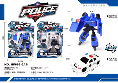 DEFORMATION POLICE CAR - OBL856442