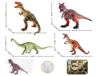 充棉搪胶恐龙模型 - OBL857057