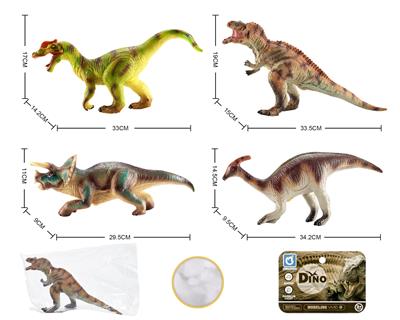 充棉搪胶恐龙模型 - OBL857059