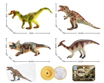 充棉搪胶恐龙带声音 - OBL857060