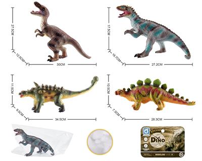 充棉搪胶恐龙模型 - OBL857061