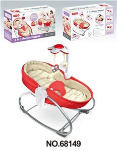3-in-1 baby electric swing chair (red) - OBL857064