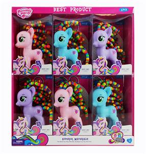 BEADED ELF HORSE 6PCS - OBL857071