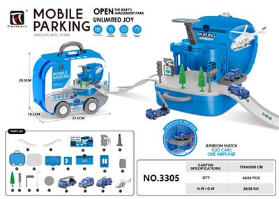 POLICE CAR PARKING LOT - OBL857393
