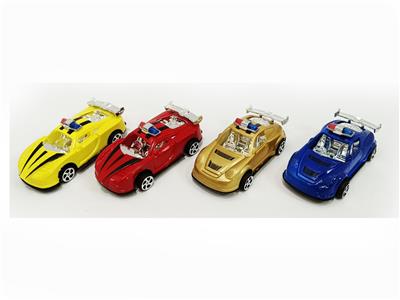 PAINT BACK FORCE POLICE CAR 3PCS - OBL857796