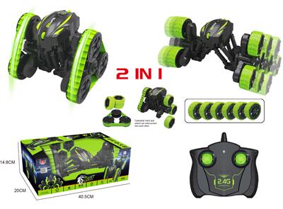 伸缩变形特技车（绿色） - OBL857953