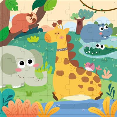 PAPER ANIMAL PUZZLE - OBL858437
