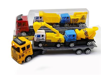 惯性拖头车载回力工程车 - OBL858466