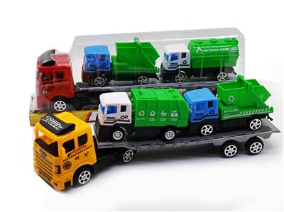 惯性拖头车载回力环卫车 - OBL858469