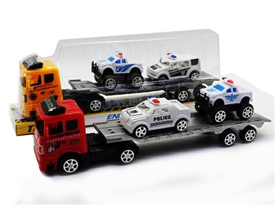 惯性拖头车载滑行04警车 - OBL858474