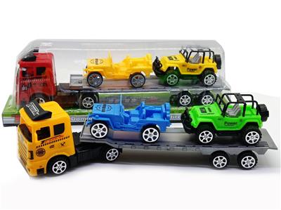 惯性拖头车载滑行吉普车 - OBL858476