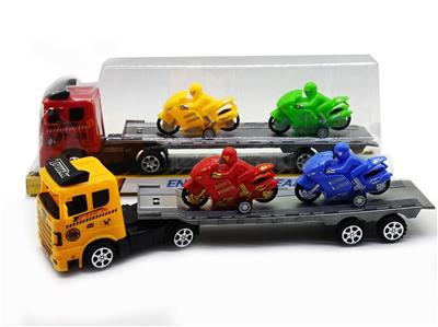 惯性拖头车载回力摩托 - OBL858479