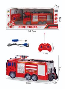 1:30四通遥控消防工程车 - OBL858678