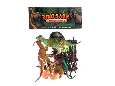6.5 INCH 4 HOLLOW DINOSAURS - OBL858703