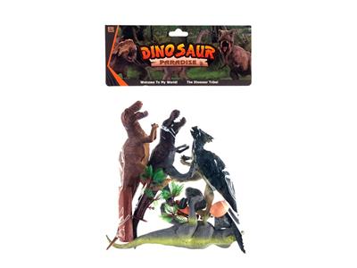 12寸4只空心恐龙(仿真) - OBL858710