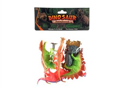 SIX INCH FOUR HOLLOW DINOSAURS - OBL858711