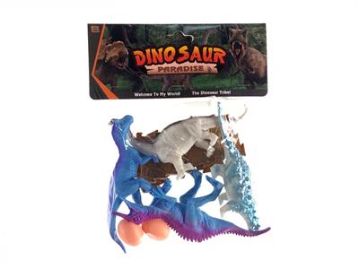 6寸4只空心恐龙 - OBL858714