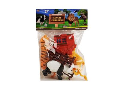 5-6寸3只野生动物 - OBL858752