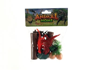 2只实心恐龙+配件 - OBL858760