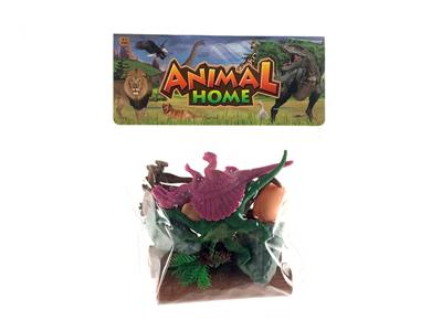 2只实心恐龙+配件 - OBL858761