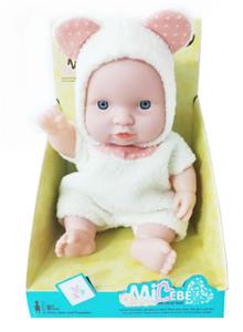 8寸坐娃搪胶（红熊） - OBL858821