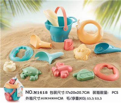 SOFT GLUE BEACH WATER TOY 14PCS - OBL858864