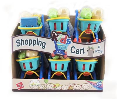 SHOPPING CART WITH 5 ACCESSORIES (6PCS) - OBL859156