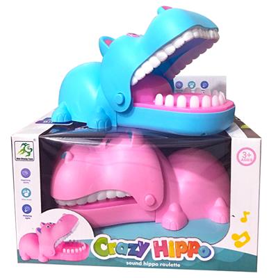Electric hand biting hippo - OBL859414