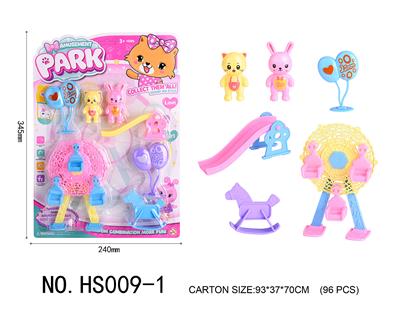 FAMILY IN AMUSEMENT PARK - OBL859878
