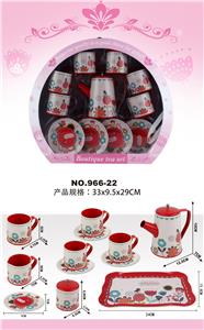 过家家马口铁高壶大红花 - OBL859914