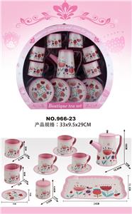 过家家马口铁高壶粉红花 - OBL859915