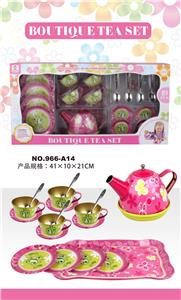 过家家马口蝴蝶带汤勺茶具 - OBL859932