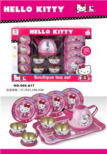 过家家马口铁Kitty茶具 - OBL859935