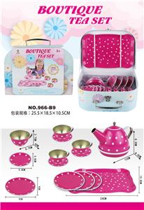 过家家粉红点茶具礼品盒 - OBL859946