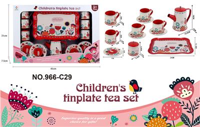 BIG RED FLOWER IN TINPLATE - OBL859973
