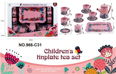 过家家马口铁高壶纯色花 - OBL859975