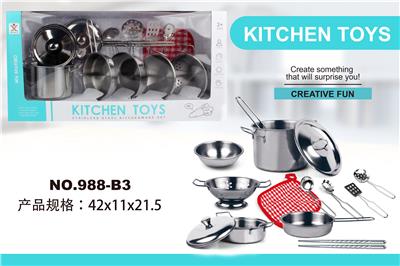 过家家不锈钢餐具（图片色） - OBL860008