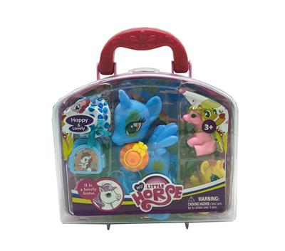 LARGE ENAMEL UNICORN WITH 2 SMALL ENAMEL UNICORN WITH HAT SCHOOLBAG - OBL860435