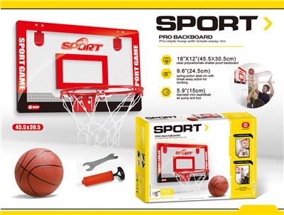 SIMULATION TRANSPARENT BASKETBALL BOARD (CAN DUNK) - OBL860585