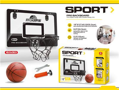 SIMULATION TRANSPARENT BASKETBALL BOARD (CAN DUNK) - OBL860586