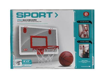 SIMULATED TRANSPARENT BASKETBALL BOARD (DUNKABLE) - OBL860591