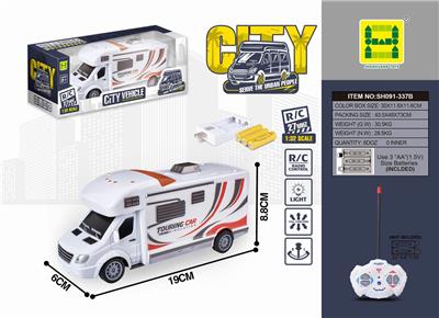 1:32四通遥控灯光仿真房车 - OBL861639
