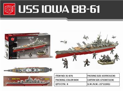 US IOWA CLASS BATTLESHIP - OBL861662
