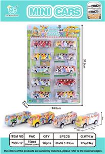 10 HUILI GRAFFITI BUSES - OBL861751