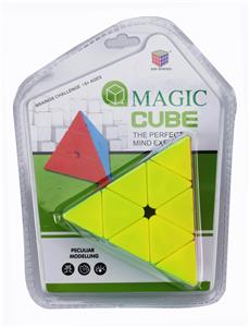 THIRD-ORDER SOLID PYRAMID RUBIKS CUBE - OBL863133