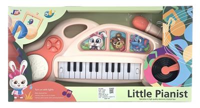 DISC PLAYING ELECTRONIC ORGAN WITH MICROPHONE - OBL863478